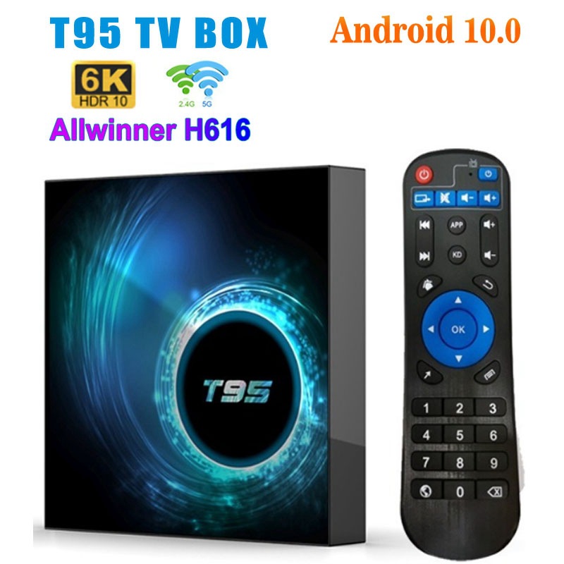 T95 H616网络机顶盒6K高清双5G WIFI安卓10.0智能盒子TV BOX