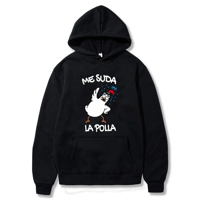 Estoy sudando mi hombre mujer sudadera con capucha texto español chistes divertidos geek unisex