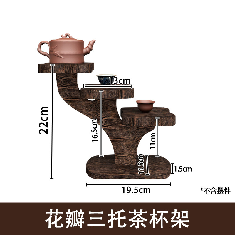 中古香水ディスプレイラックデスクトップ化粧品収納ラック多層大型無垢材収納ラックカップホルダー|undefined