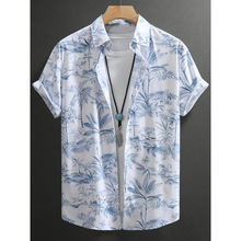 G 38140 Digital print men's short sleeve shirt ����ӡ����ʿ