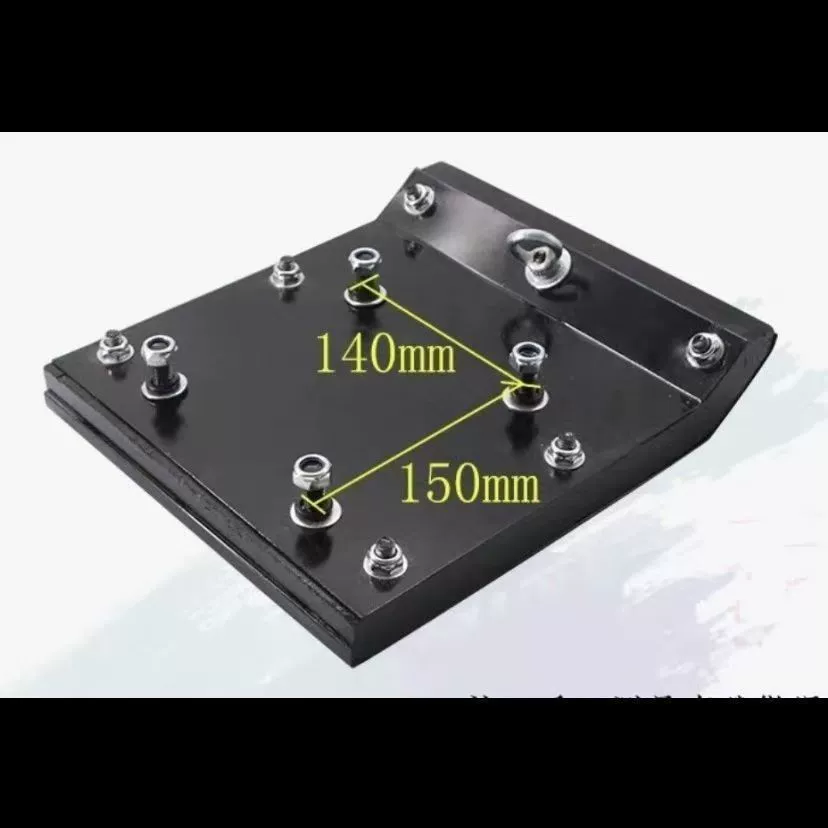 Уплотнительная пластина типа 90 Драмбованная нижняя пластина чугунная утрамбованная машина Строительная механическая арматура Квадратная деревянная ударная утрамбованная пластина