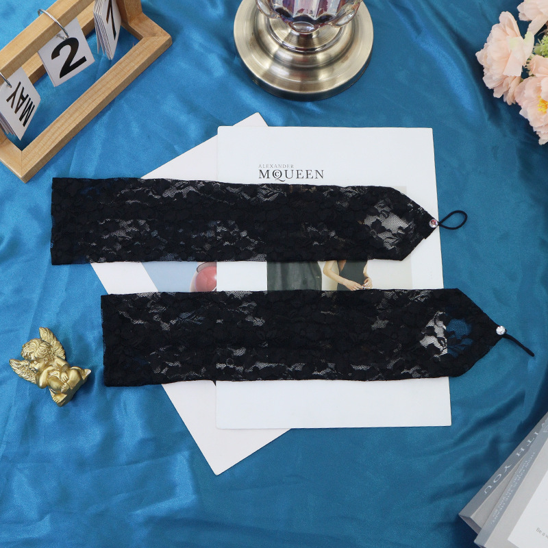 Nuevos guantes de encaje de venta caliente para la fiesta de baile, accesorios sexuales, los mismos accesorios de fotografía en línea.