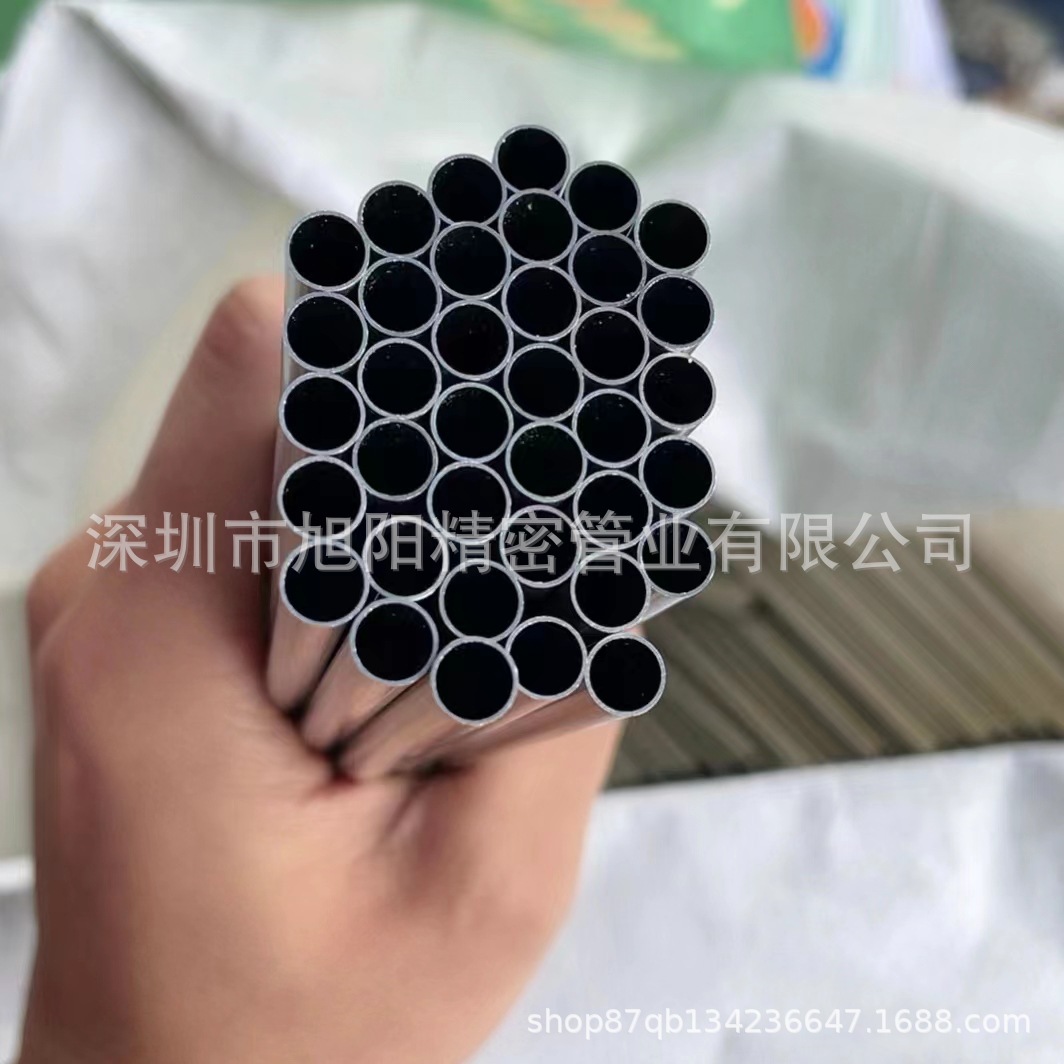 SUS316L不锈钢毛细管无缝圆管激光打孔开槽倒角封头冷轧无缝