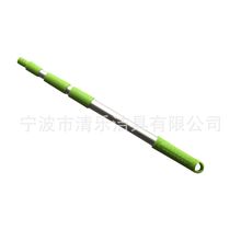 三节铝合金伸缩杆拖把杆喷塑铁管扫把杆/不锈钢分段拖把杆子