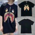 XX161 Black/Red Shark Mouth Foil Print