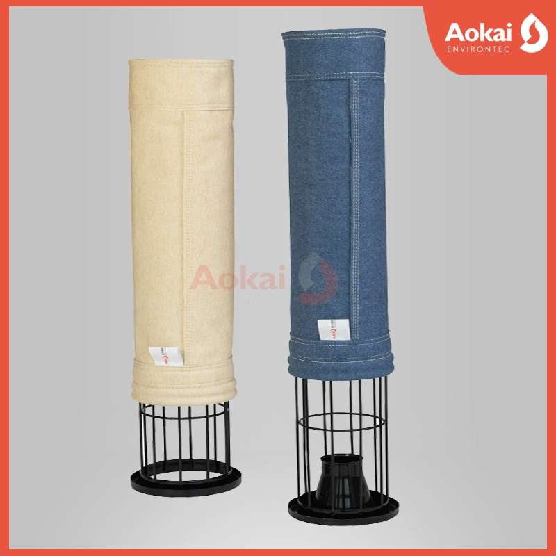 Заасфальтируйте смешивая войлок иглы цедильного мешка волокна Арамид мешка пыли станции высокотемпературный устойчивый покрытый ПТФЭ