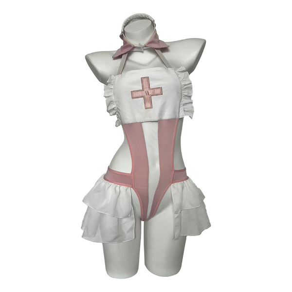 Pure desire nurse stand-up collar sweetheart nurse outfit sexy…
