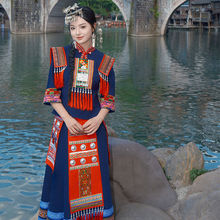 三月三广西壮族少数民族成人女瑶族服装女日常苗族旅拍舞表演出服