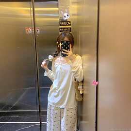 韩系蝴蝶结露肩长袖t恤女春夏薄款2026新款防晒罩衫慵懒松弛上衣