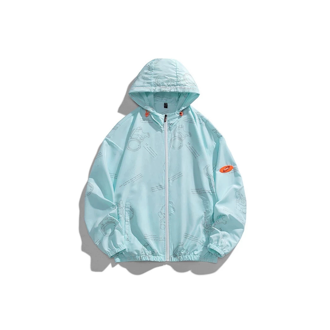 Cross-border factory direct sales wholesale sun protection clothing, new style, couple's summer sun protection clothing, breathable and UV-protective outdoor set