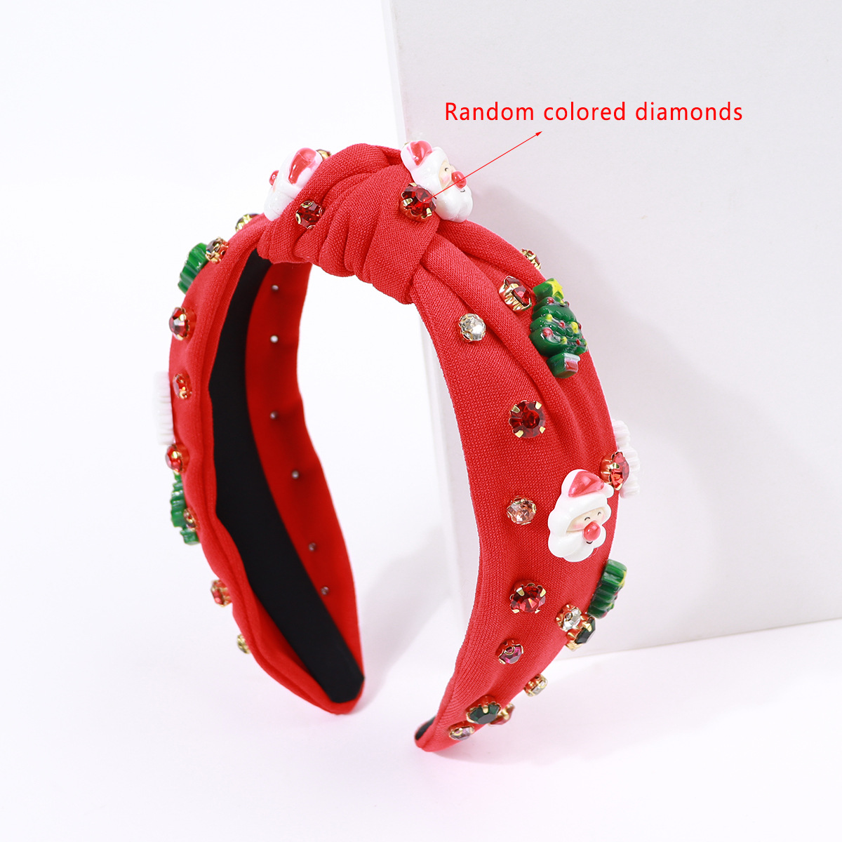 Cute Style Christmas Cute Women's Christmas Tree Santa Claus Plastic Hair Band