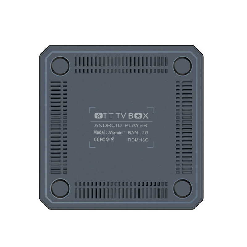 X96mini+сетник сет-топ бокс S905W4 Android TV бокc двойной частоты WIFI 4K HD телевизионная коробка