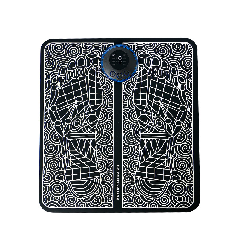 Almohadilla de masaje EMS, control remoto de carga, pulso de microcorriente, fisioterapia de pies, masajeador, personalizado por el fabricante
