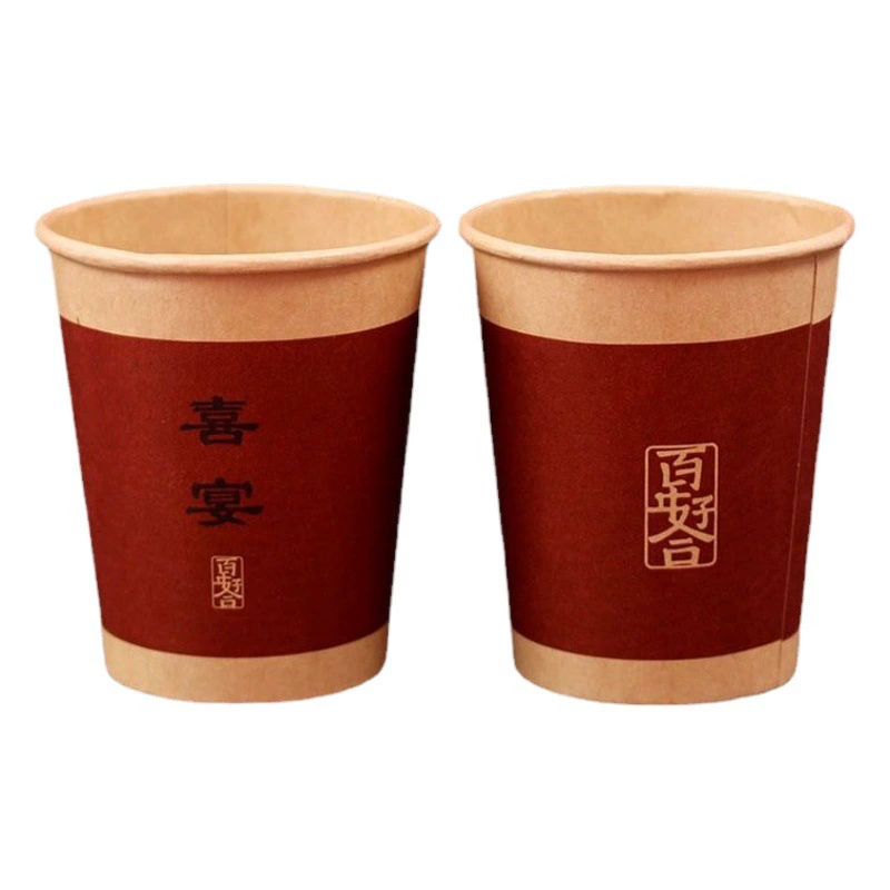 Свадебный бумажный стаканчик Свадебный бытовой свадебный Кубок для слов Помолвка Свадебная чашка для красной воды Свадебные принадлежности Daquan Одноразовая чашка