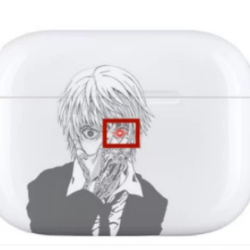 Защитный чехол (Apple) для AirPods — прозрачный чехол с карабином, совместим с AirPods 1/2/3 и Pro
