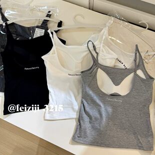 妃子纪 Supporting breathable comfortable tank top, backless, beautiful back, strap bra, square neckline