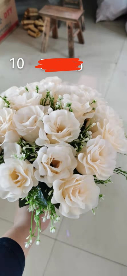 12 cabeza de mano espada orquídea bud seda flor imitación comercio exterior exportación