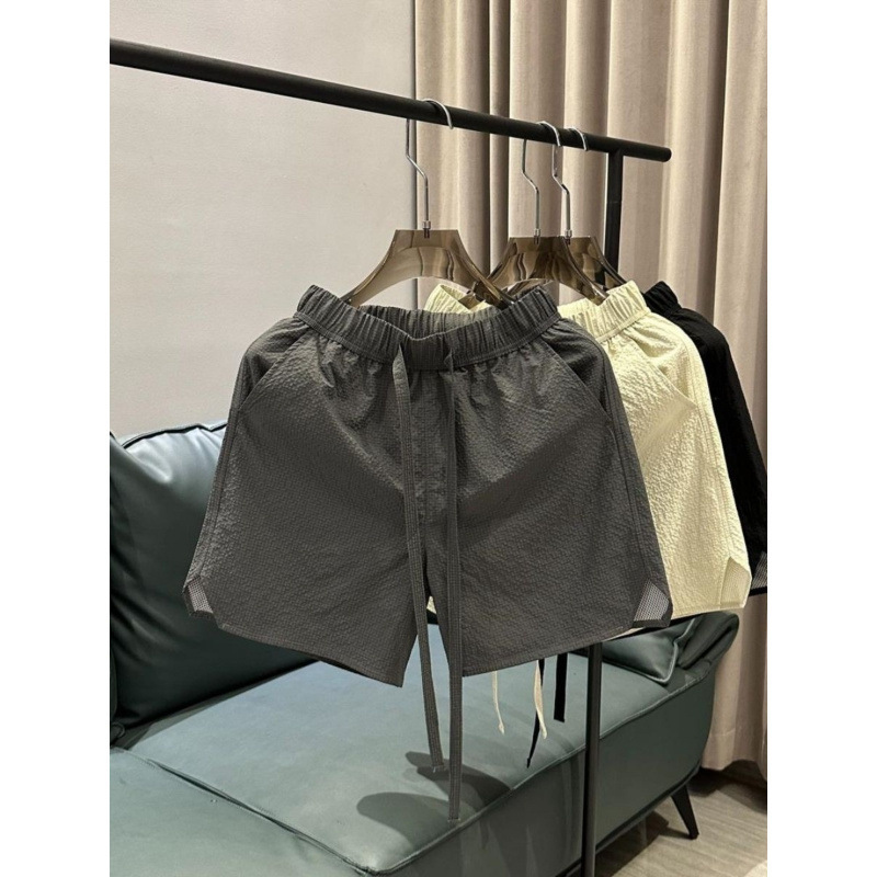Solid Color Five-Point Pants Summer New Trendy Breathable Quick-Dry Casual Shorts Men Simple Fashion Versatile Loose Harem