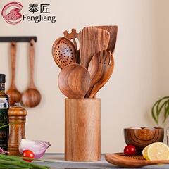 小葉相思木炒めシャベルにスプーンを入れて鍋にくっつかないグレープフルーツ食器のシャベルサラダスプーン