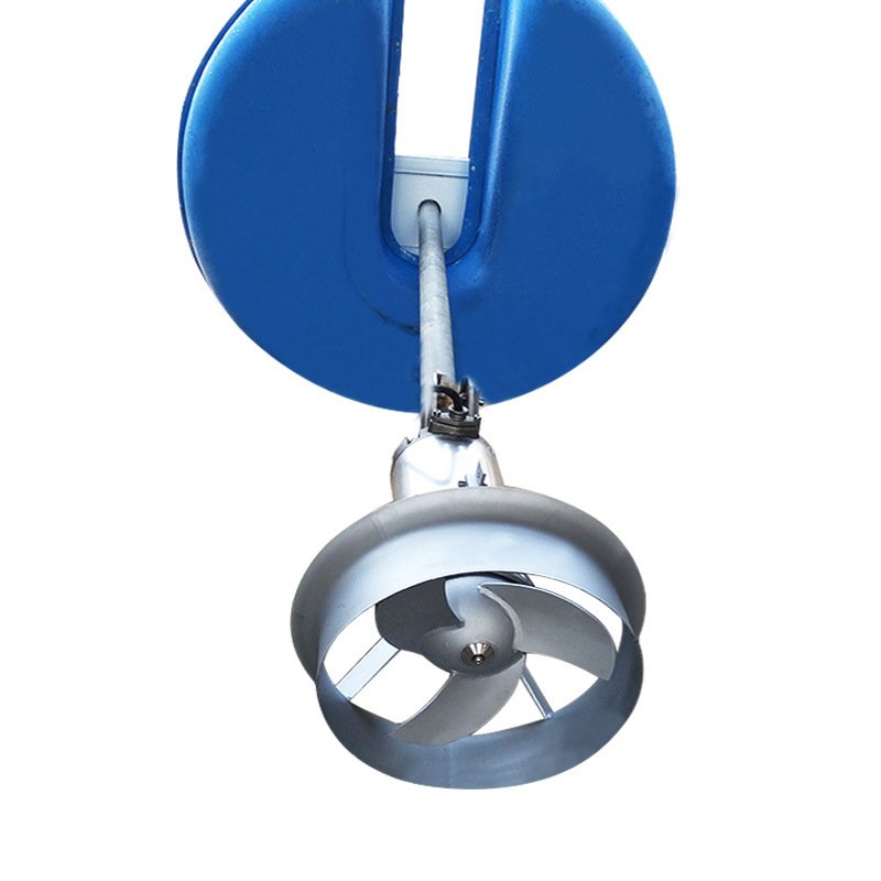 河道治理搅拌浮筒潜水搅拌机 FQJB4/12漂浮立式环流搅拌设备厂家