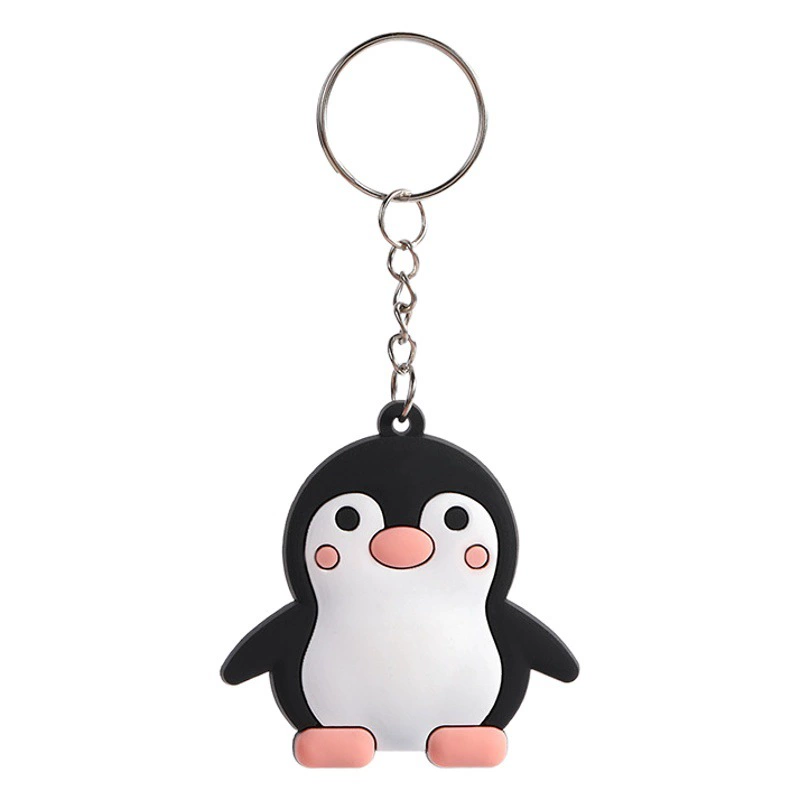 Брелок-подвеска в виде мультяшного пингвина, аксессуар из мягкого ПВХ, готовый товар, новая модель, игрушка