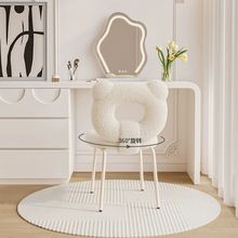 卧室梳妆凳轻奢化妆凳现代高级感美甲凳简约小户型家用梳妆台椅子