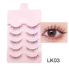 LK03 Single Fish Line Sirror Five -pair of Single Fish Sirlert Pink Hanging