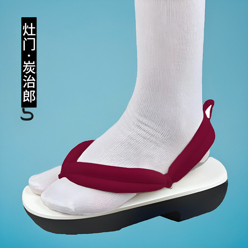 부드러운 밑창 막힘 유령 킬 블레이드 러브 칼럼 GANLU 사원 허니 유리 막힘 유령 킬 팀 코스프레 콩 신발 총실
