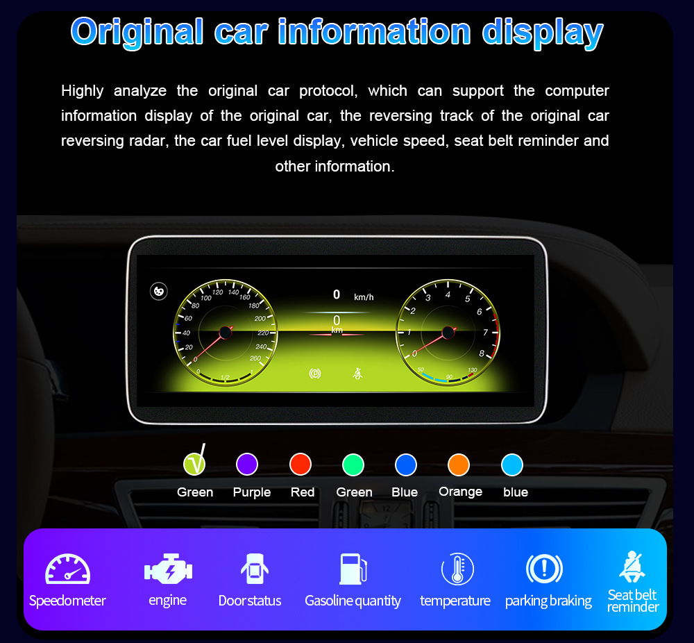 Cross-Border Suitable for Mercedes-Benz S-Class W221 W222 2005-2015 Android Car Multimedia Central Control Navigation