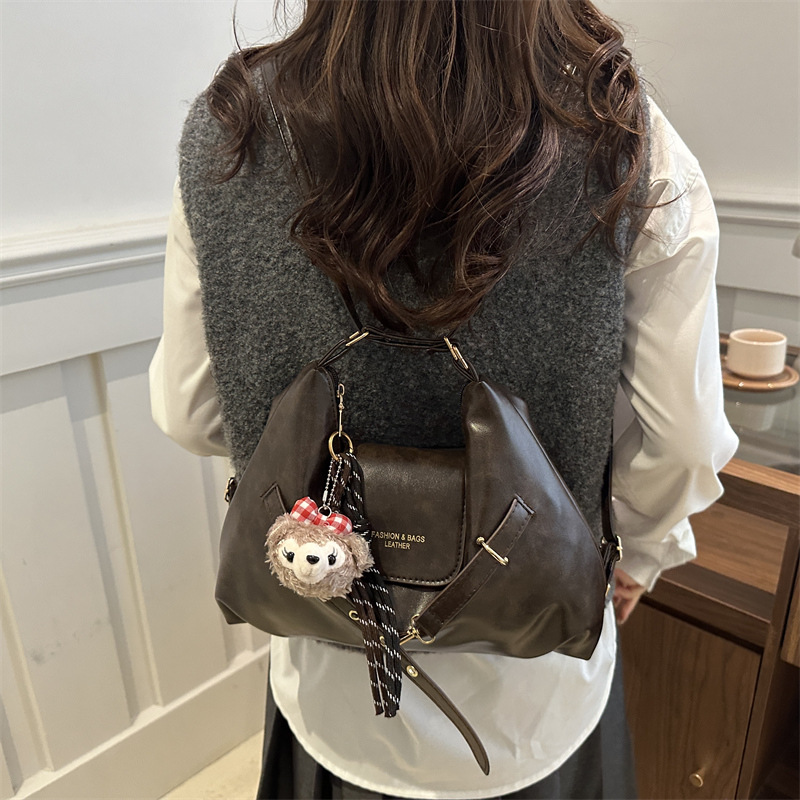 Mochila de invierno de gran capacidad para mujeres 2024 nueva moda de este año popular bolso de viaje universal mochila