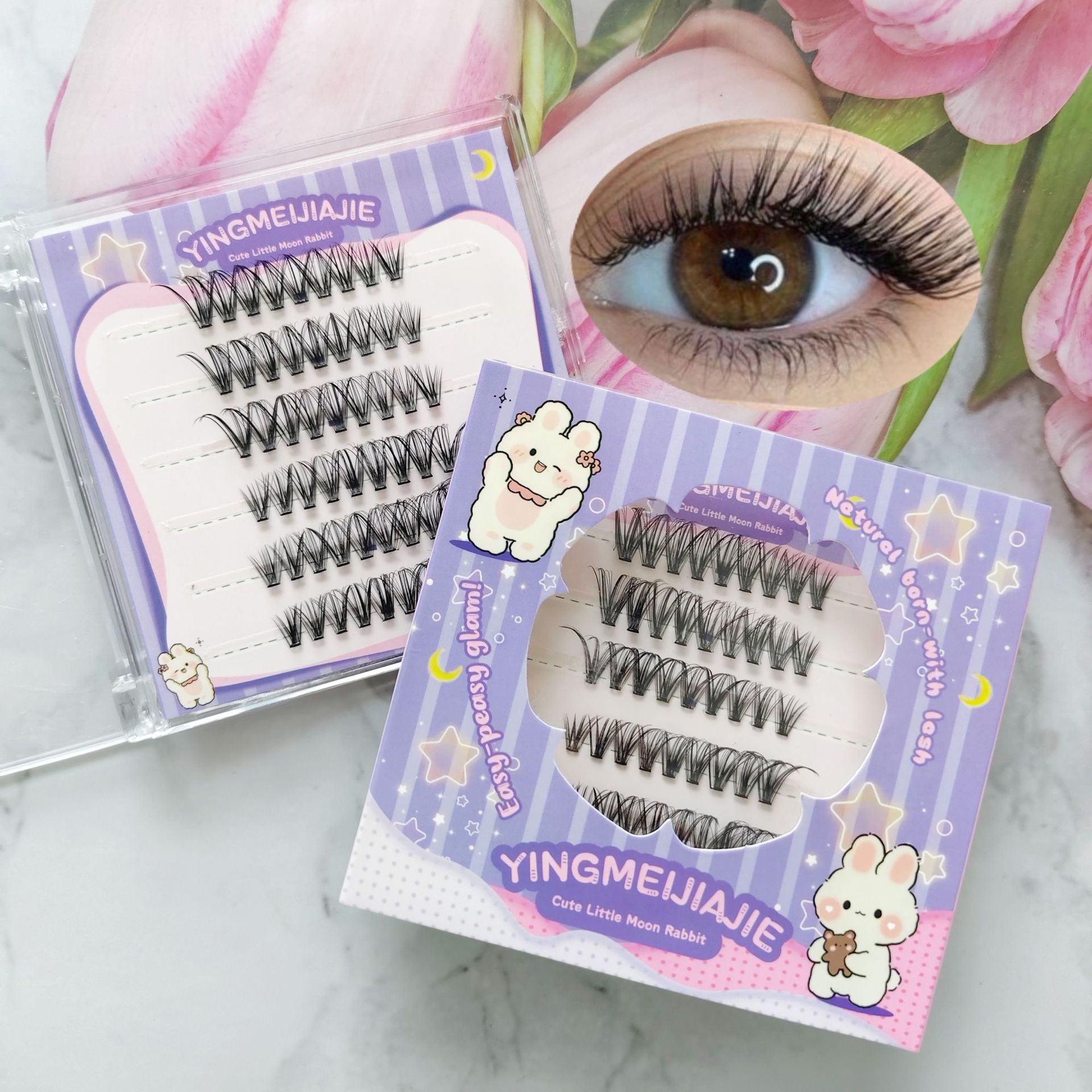 Las pestañas falsas transfronterizas sin pegamento, comercio exterior, pestañas falsas de gran capacidad, pestañas falsas sin pegamento, pestañas falsas de gran volumen, pestañas falsas sin pegamento, pestañas falsas