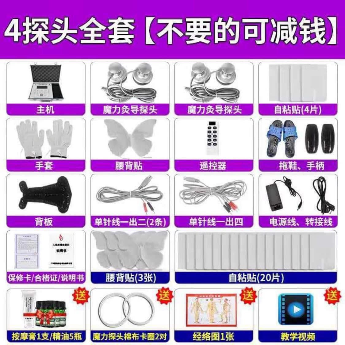Fisioterapia bioeléctrica Meridian electroterapia instrumento moxibustión guía tee maestro a través del mundo control remoto DDS bioelectroterapia instrumento