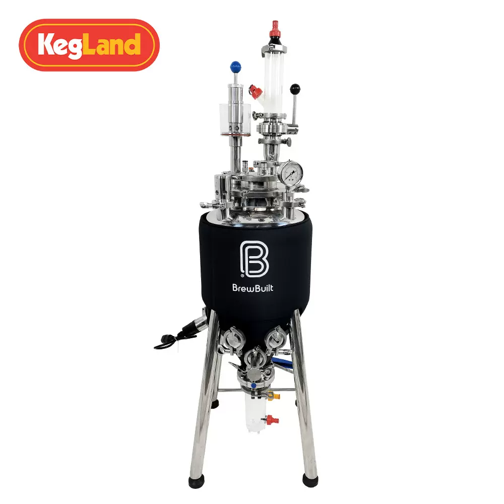 精酿家酿小型X3不锈钢双层锥形发酵桶自酿发酵罐酿酒设备KegLand