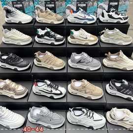 跨境2025秋冬高帮鞋工装潮鞋马丁靴厚底时尚休闲防滑登山男鞋批发