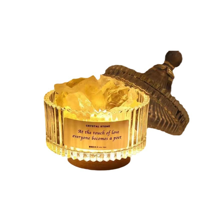 Creativa europea de alto valor visual, latas de vidrio transparente, latas de dulces con tapa, latas de azúcar cúbico, latas de almacenamiento de algodón domésticas, tazón desmagnetizante