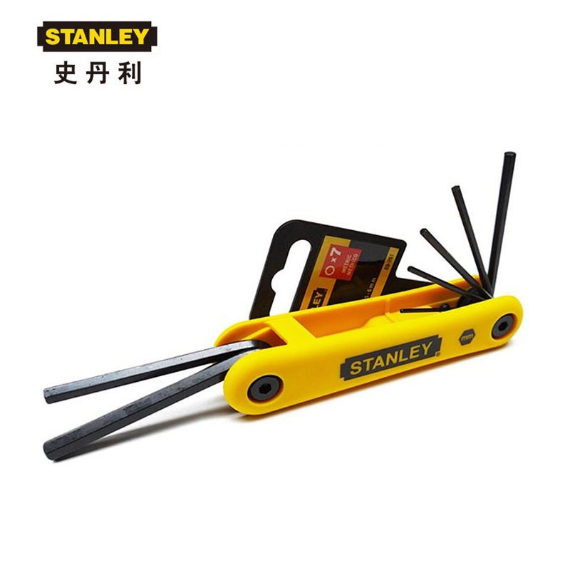 史丹利7件套公制折叠式内六角扳手1.5-6mm 69-261-23C