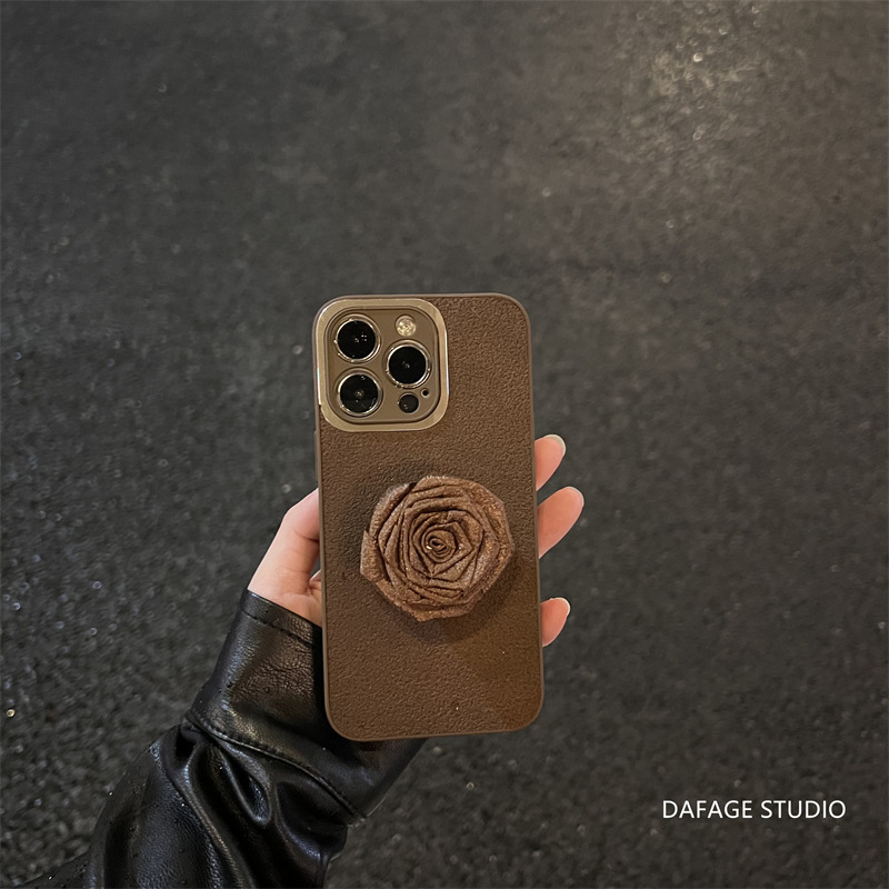 Vintage mes pit 15PROMAX Rosa soporte iPhone12 para Apple 13 teléfono móvil caso 14PM hembra 15