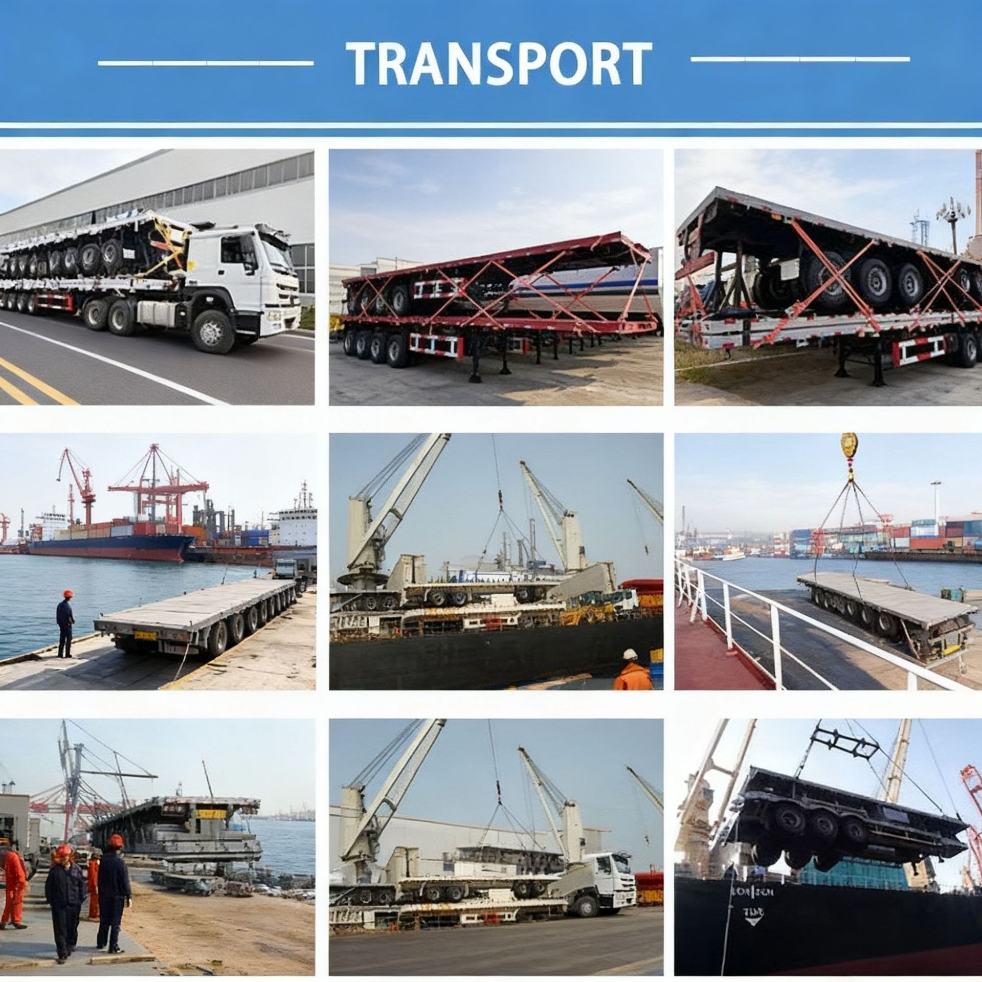 Export of Brand New and Remanufactured Howo 371 Dump Truck, Tractor Truck, Rear Eight-Wheel Dump Truck, 380 Horsepower Dump Truck