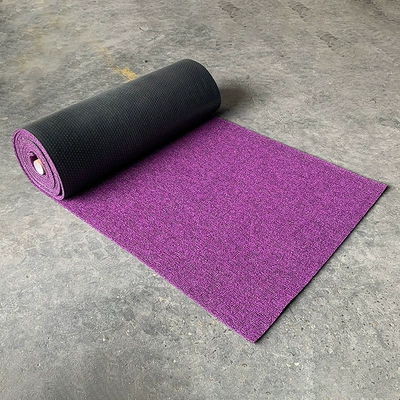 Mats for Doorways, Universal Foot Pad - black-purple-14mm-thick-129-m