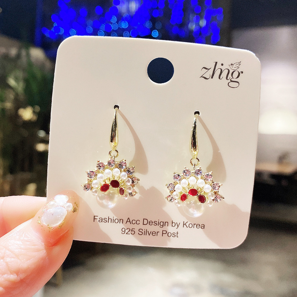 Peking Opera Facial Earrings display picture 3