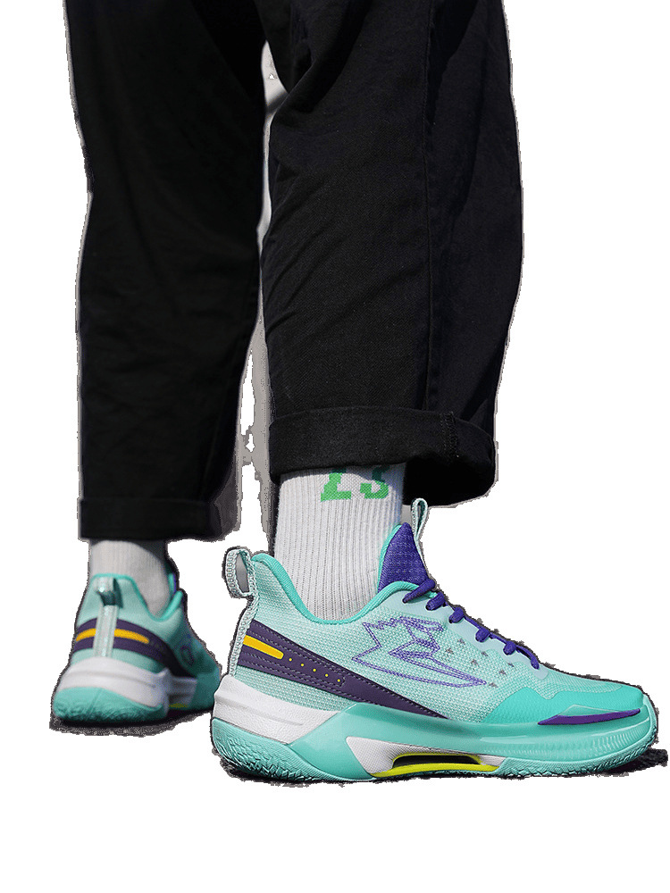 Cross-border BG5.0 zapatos de hombre piso de concreto de baloncesto de combate real zapatos de deporte de estudiantes de secundaria con absorción de impactos correr casual de corte bajo image 5