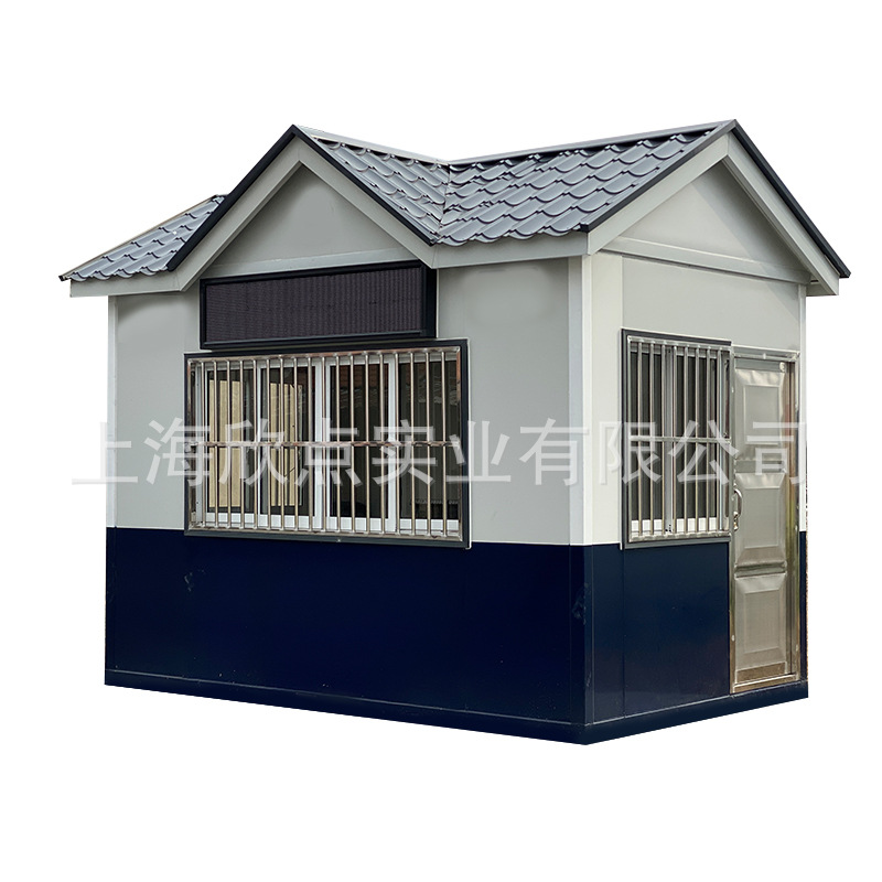 Cabina de tráfico urbano intersección de alta velocidad estación de peaje cabina de inspección de carreteras rurales cabina de seguridad móvil al aire libre