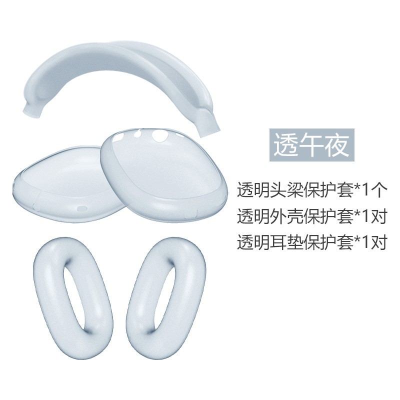 Funda para auriculares Apple AirPods Max, funda protectora de alta transparencia para AirPods Max, funda para diadema, funda para auriculares. image 15