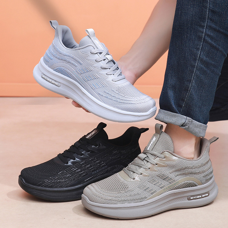 Autumn 2024 New Men's Casual Comfortable sneaker Breathable Lightweight Dad Shoes Soft Bottom Soft Surface Running Shoes for Men