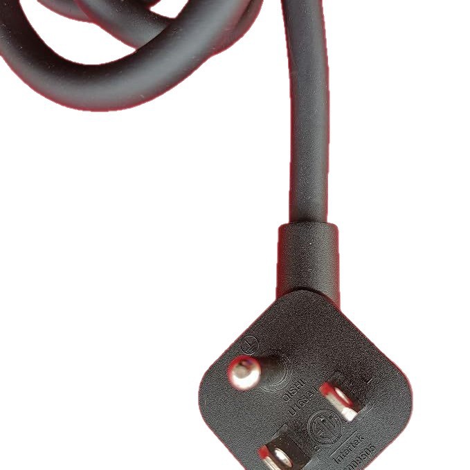Cable de alimentación, adecuado para ollas a presión, computadoras y copiadoras; cable de extensión de tres enchufes de codo de 45 grados image 6