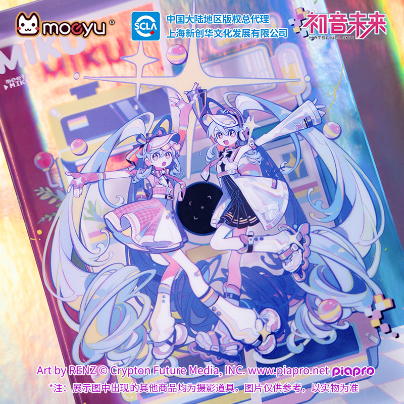 moeyu Hatsune Miku "Mirror Encounter: Retro and Future" Acrylic Brick