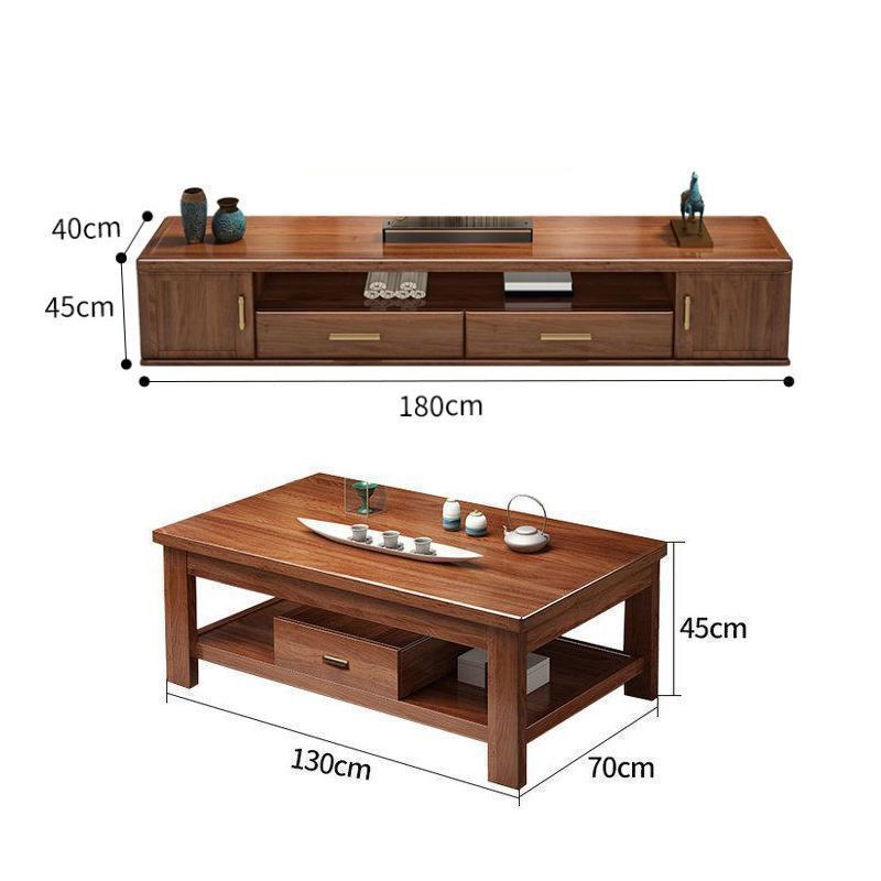 1.8m TV 캐비닛 + 커피 테이블 1.3m개 [서랍 포함]