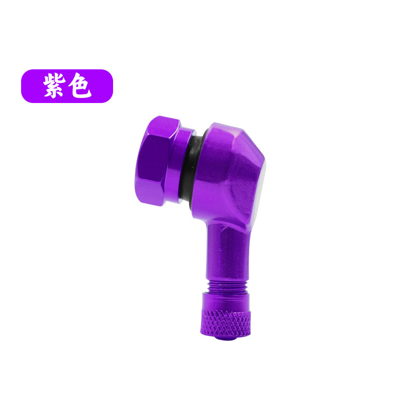 Tubeless Tire — Motuoche valve - purple-aluminum-alloy-valve