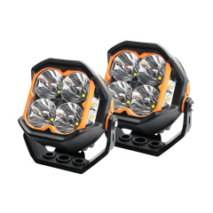 LIGHTFOX 5インチ128W自動車補助灯集光全光LEDオフロード車改造作業灯