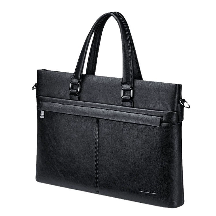 Capacious laptop, through-shoulder bag, business version, wholesale